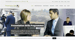Desktop Screenshot of presentationskillsprogrammes.co.uk